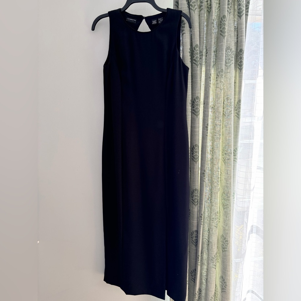 Liz Claiborne Black Midi Dress